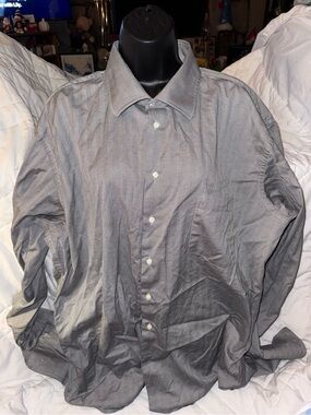 Jack Lipson Chevron Button Down Shirt